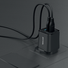 Porodo Dual Port Wall Charger 2.4A With 1.2m Type-C Cable