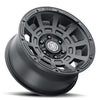 JK/JL/JT (17×8.50) 5 x THRUST SATIN BLACK 5×5 -6 OFFSET