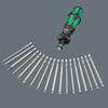 Wera KK Turbo 1 Kraftform Kompakt Tool Finder Screwdriver Bit Set 19pc + Tool Pouch