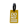 Travelest Luggage Tag - Do Not Touch My Luggage Yellow