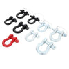 3/4″ Quick Disconnect D-Ring Shackle (Black)
