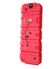 Marine Fuel Tank (404x1101x395mm) 140L Sandwaves - Red