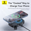 Baseus MagPro II Series Ultra-Thin Magnetic Phone Cooler (with Wireless Charger) - Cosmic Black