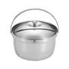 Campingmoon Aluminum 3-Layer Steel Cooking Pot