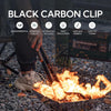 Campingmoon Premium Charcoal BBQ Grill Tong Alligator Clip