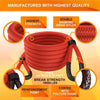 Miolle Kinetic Recovery & Tow Rope Set - 7/8 inch x 30 ft
