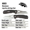 Honey Badger Wharn Cleaver Large