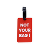 Travelest Luggage Tag - Not your bag V3 Red