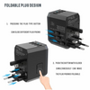 Travel Adapter with 4 USB ports & 1 USB-C port