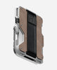 AULUMU G03 Multi-Tool Magnetic Metal Wallet Leather Cover - Genuine Leather