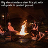 Campingmoon MT-065 Foldable BBQ Grill & Fire Pit