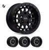 RAM 1500 (17X9) 4x MATT BLACK ASSAULT WHEELS (6/139) +12 OFFSET