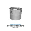 STANLEY ADVENTURE STAINLESS STEEL COOK SET FOR TWO
