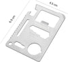 STAINLESS 11 IN 1 MULTI- TOOL CARD