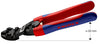 Knipex - 71 22 200 | CoBolt Compact Bolt Cutters (with Locking Mechanism + 20° Angled Head) | Multi-Component Handle | Black Atramentized - 200mm