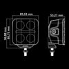 STRANDS NUUK D-LINE QB WORK LIGHT 39W