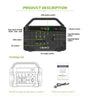 Crony CN1002-1800W Portable Power Station
