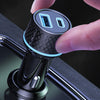 Porodo 45.5W Dual Output Super-Fast Car Charger With Type-C To Lightning Cable