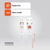 Porodo Braided Cable USB-A to Lightning
