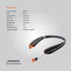 Porodo Soundtec Bluetooth Neck Band with Extendable Earbuds