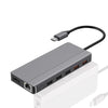 Powerology 12 in 1 - Hdmi & DP 4K Usb-C Hub Ethernet 10Gbps Data Transfer