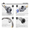 Campingmoon Gas Stove Adapter with Extend Hose - 105 cm