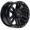 RANGER/EVEREST (17X9) 4x VAPOUR MATT BLACK WHEELS (6/139) +40 OFFSET