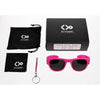 Chiik Glasses - UV400 Protection Flexible Sunglasses (Pink)