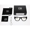 Chiik Glasses - UV400 Protection Flexible Clear Lense Glasses (White)