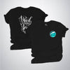 Waves with Back Design T-shirt