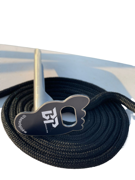 Stainless Steal Beach Pin & Anchor - FBH