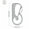 Rovyvon - U4 Keychain Carabiner Knife