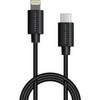 Powerology - USB-C to Lightning Cable 3M (Black)