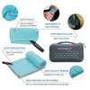4 Monster - EVA Antibacterial Microfiber Travel Towel XS ( 30X50 CM )