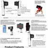 Sirui - VK-2W Handheld Gimbal Stabilizer And Selfie Stick